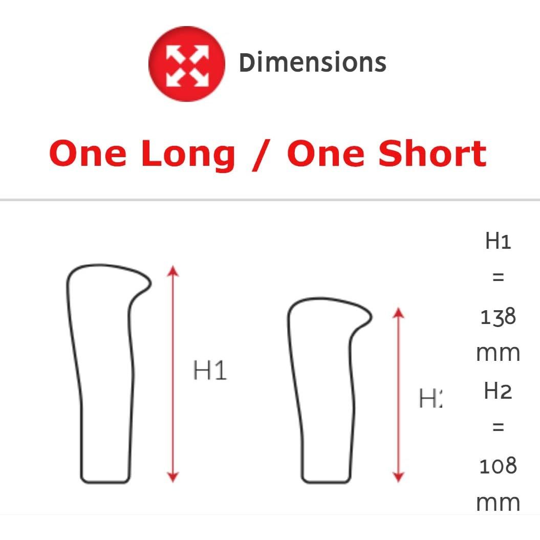 Bicycle Handlebar Grips Ergonomic – Anti Slip Rubber for Mountain MTB City Bikes