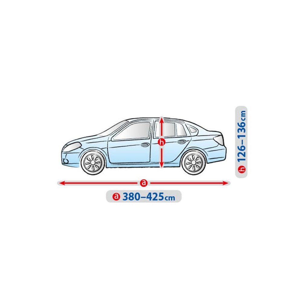 Sedan M Car Cover - All-season Outdoor Waterproof Anti-UV Breathable Hanwell