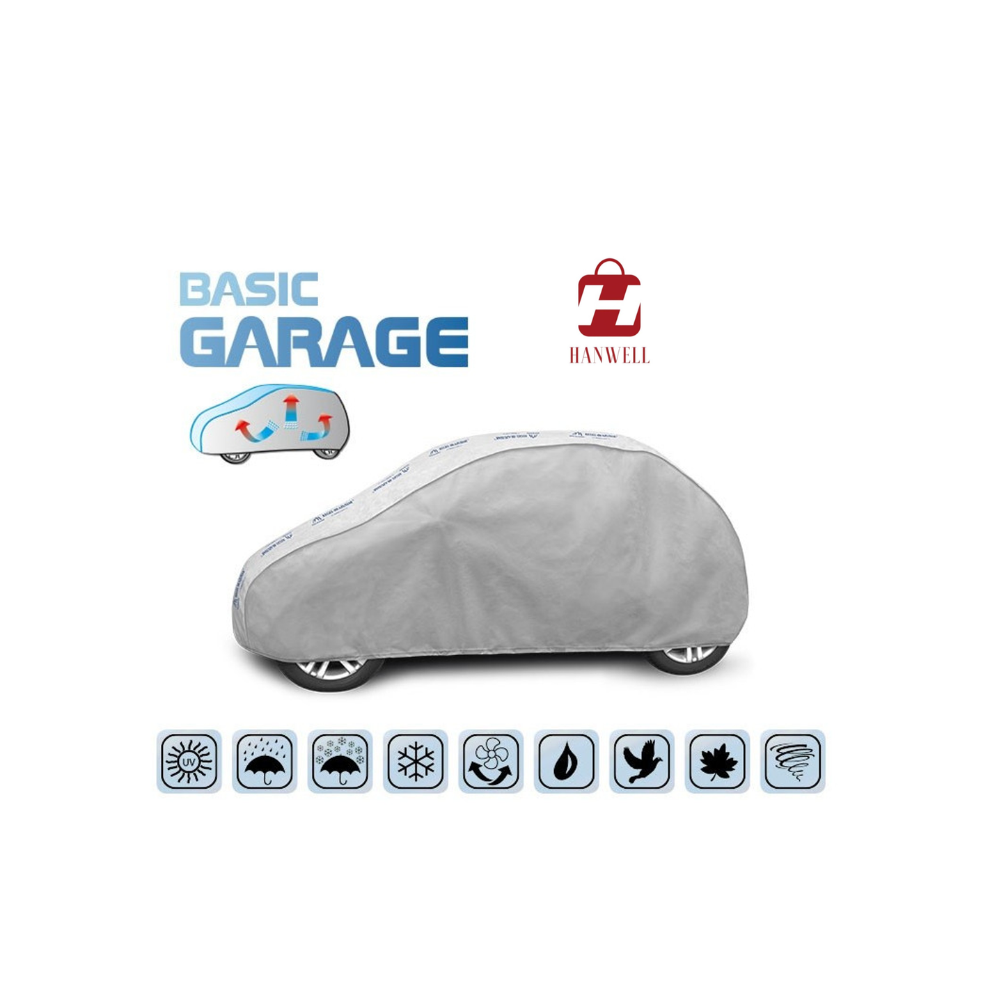 Mini Cooper Classic Car Cover - All-season Outdoor Waterproof Anti-UV Hanwell