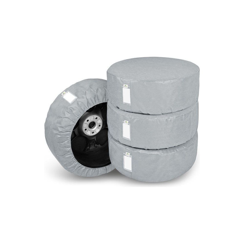 Car Wheel Covers Set of 4 – Fits 14–17" Tyres - Breathable Storage L - Hanwell