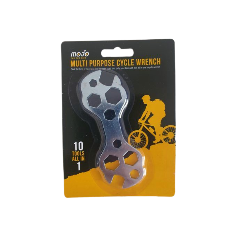 Mojo Multi purpose Cycle Wrench | 10 in 1 Hex Bike/Cycle Wrench Spanner Repair Tool