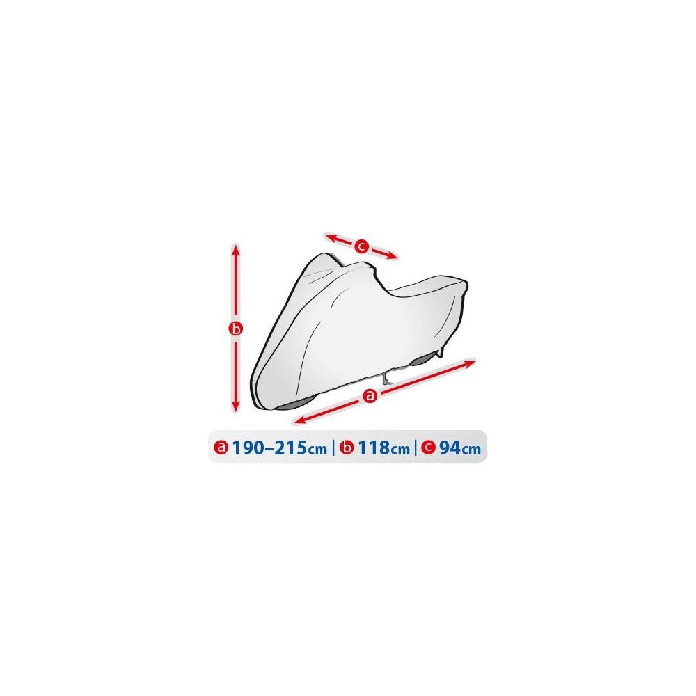 Motorcycle Cover 190-215 cm M - Outdoor Heavy Duty Waterproof UV Hanwell
