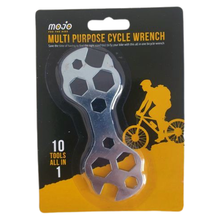 Mojo Multi purpose Cycle Wrench | 10 in 1 Hex Bike/Cycle Wrench Spanner Repair Tool