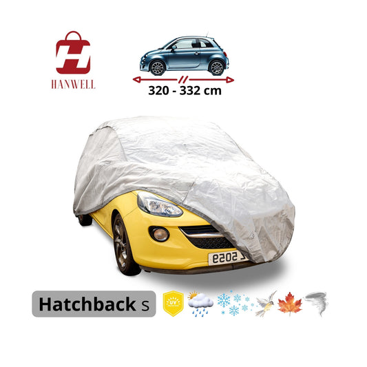 Car Cover for Hatchback | Hanwell Mobile Garage Anti UV Waterproof Snowproof Breathable S2