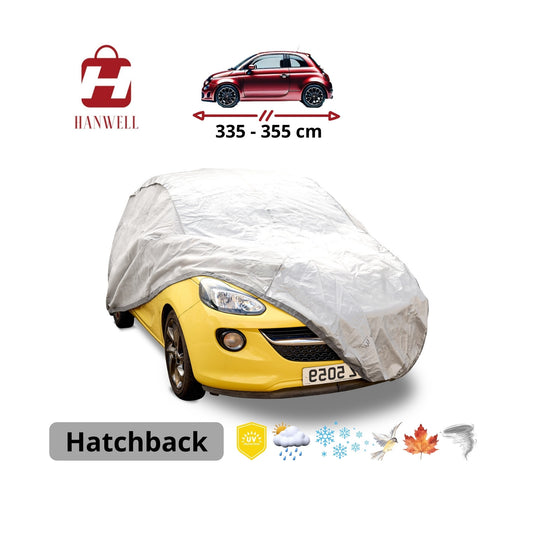 Car Cover for Fiat | Hanwell Mobile Garage Waterproof Anti UV Snowproof Breathable Covers S3