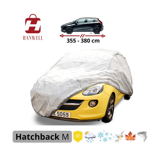 Car Cover for Hatchback | Hanwell Mobile Garage Sun Rain Dust Protection M1