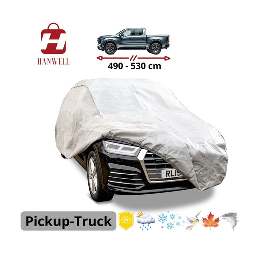 Car Cover for Pickup Truck | Hanwell Mobile Garage Anti UV Waterproof Snowproof Breathable