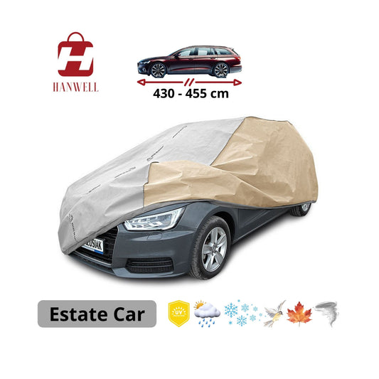 Car Cover for Estate | Hanwell Mobile Garage Waterproof Anti UV Snowproof Breathable Covers L2