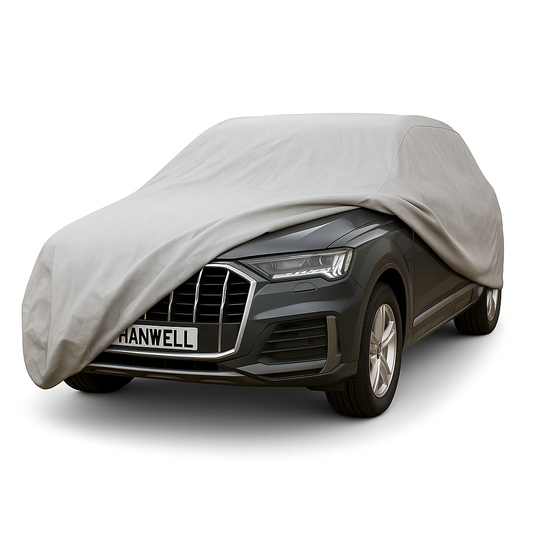 SUV Full-Size Car Cover – Outdoor Heavy Duty Waterproof UV Snowproof Fit Hanwell