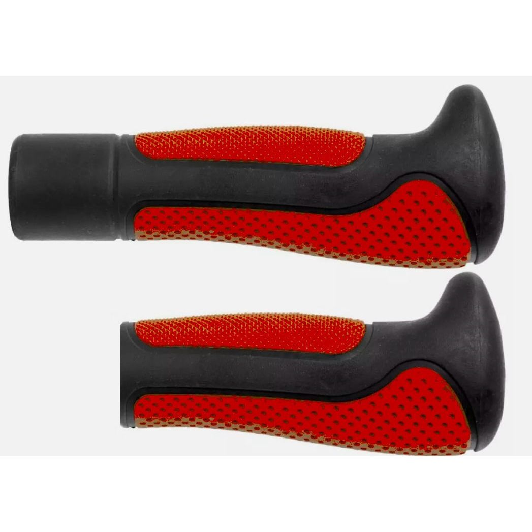 BRAT Ergonomic Bicycle Handle Grips - NonSlip Rubber, Commute Leisure Racing Mountain Bike