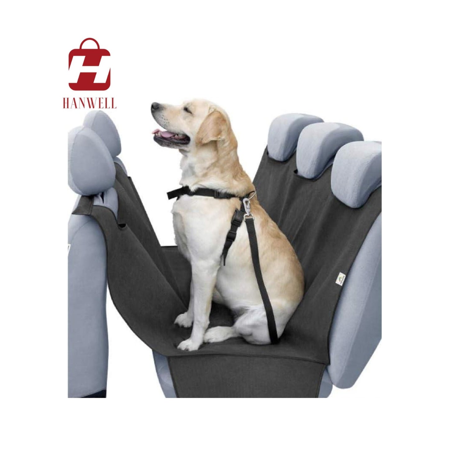 Car Seat Cover for a Dog | Hanwell Alex Rear Hammock Car Seat Cover