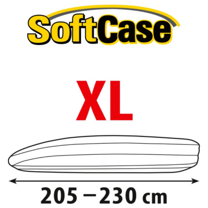 Hanwell Protective Cover For Car Roof Box Size XL | Thule Box Lid Cover - Grey | Waterproof, UV-Resistant, All-Season Protection