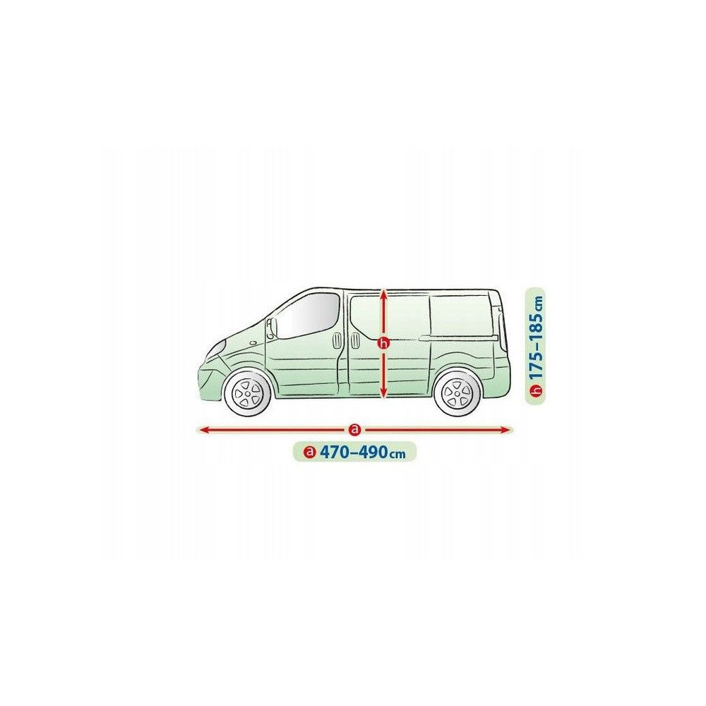VAN L 480 Car Cover - All-season Outdoor Waterproof Anti-UV Breathable Hanwell
