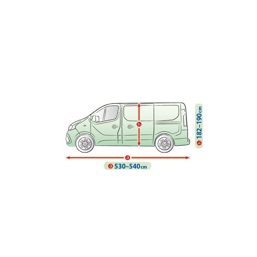 VAN L540 Car Cover - All-season Outdoor Waterproof Anti-UV Breathable Hanwell